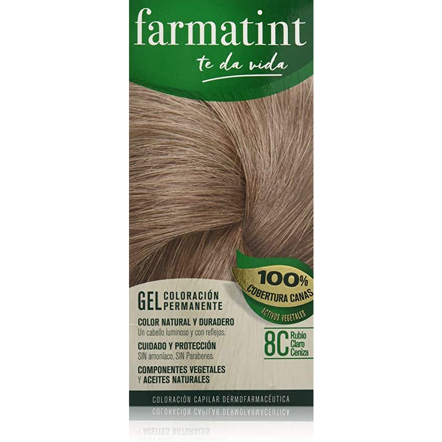Farmatint Gel 8 C Rubio Claro Ceniza 135 ml