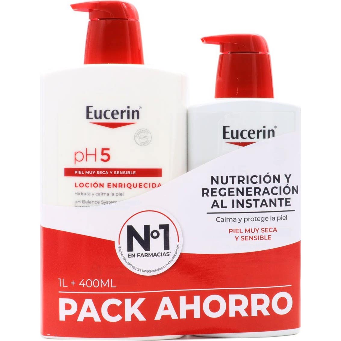 Eucerin Pack pH5 Loción 1L + 400ml
