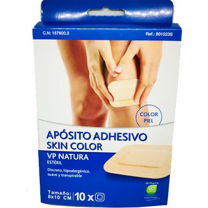 Vp Natura Apósito Estéril Adhesivo 10 cmx8 cm Color Piel 10 uds
