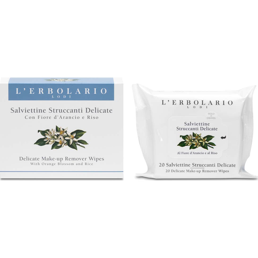 L'Erbolario Toallitas Desmaquillantes Delicadas Naranja 20uds