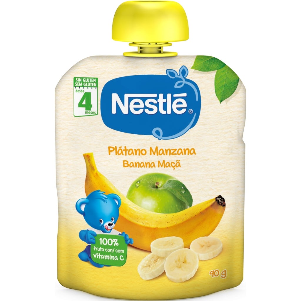 Nestle NaturNes Platano y Manzana 90gr