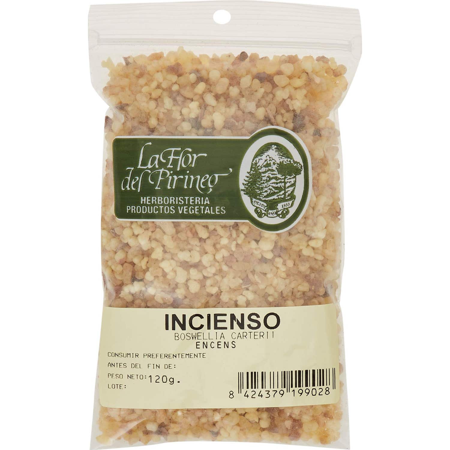 La Flor del Pirineo Incienso Lágrimas 120g