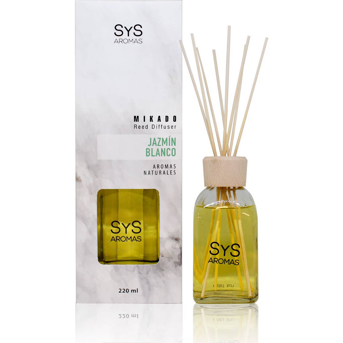 Sys Mikado Ambientador Jazmín Blanco 220ml