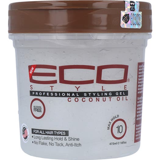 Eco Styler gel Fijador Aceite Coco Sin Alcohol Fuerte 473 ml