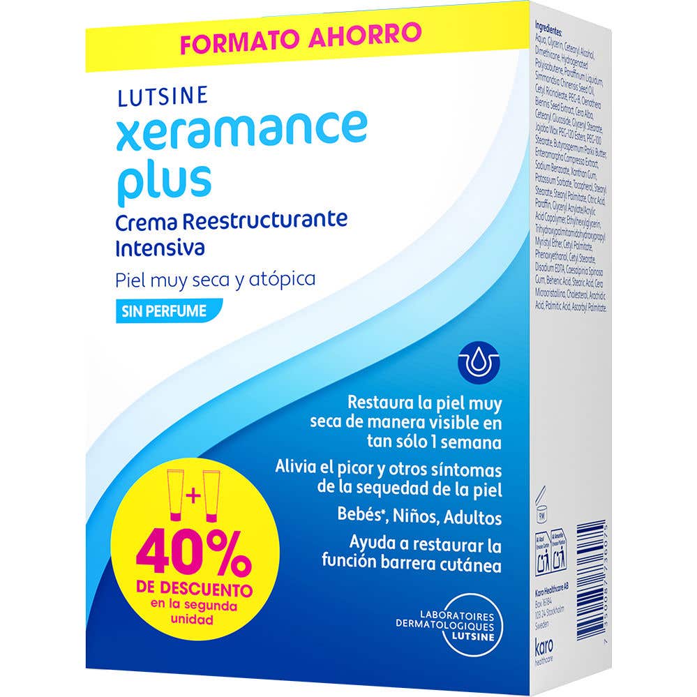 Lutsine Xeramance Plus Crema 2x100 g
