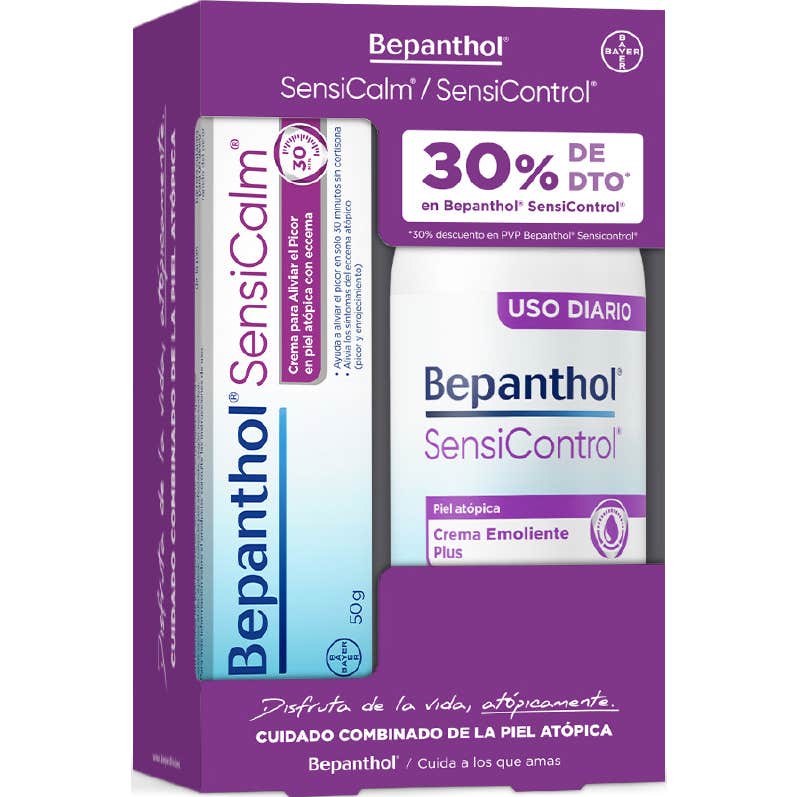 Bepanthol Pack SensiCalm Crema 50g + SensiControl Crema Emoliente 400ml