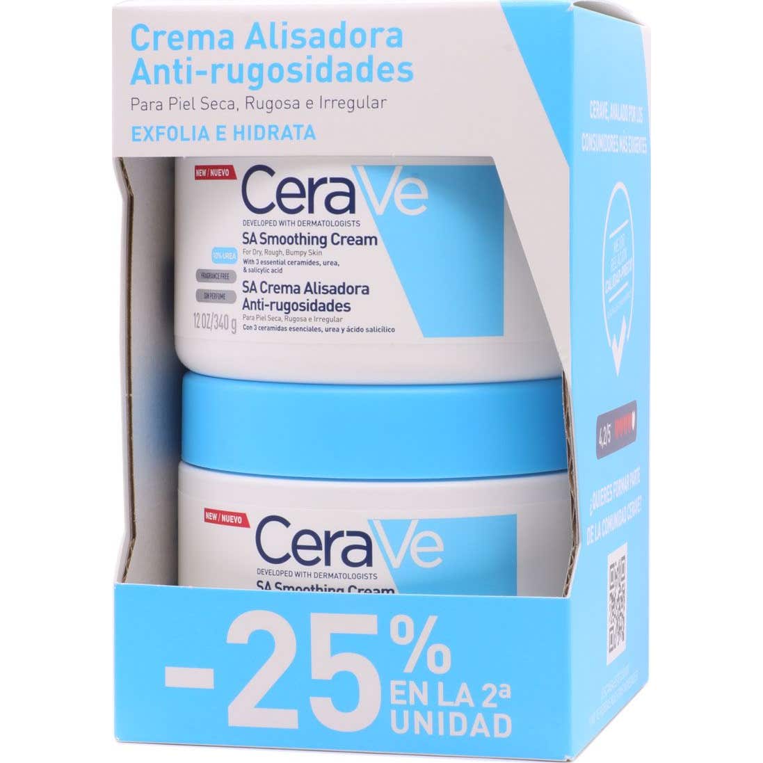 CeraVe Pack Crema Alisadora Anti-Rugosidades 2x340g