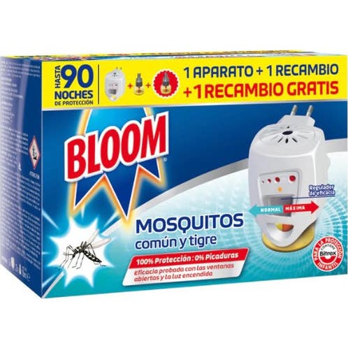 Bloom Insecticida Mosquitos Eléctrico + Recambio 2uds
