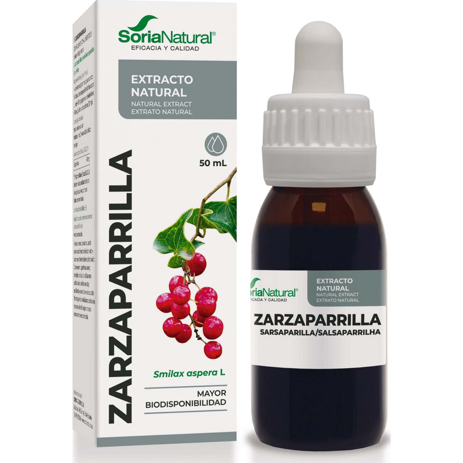 Extracto Zarzaparrilla Xxi 50ml Soria Na