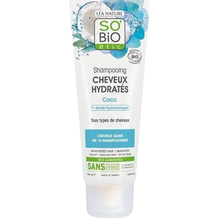 So Bio Etic Champú Hidratante Coco Ácido Hialurónico 250 ml