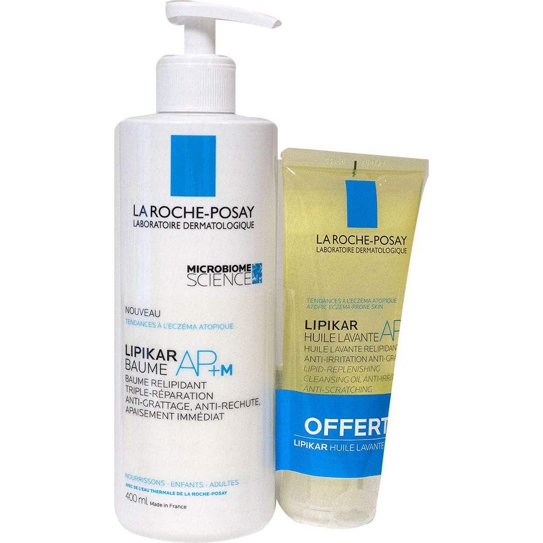 La Roche-Posay Lipikar Baume AP+M 400ml + Huile Lavante AP+ 100ml