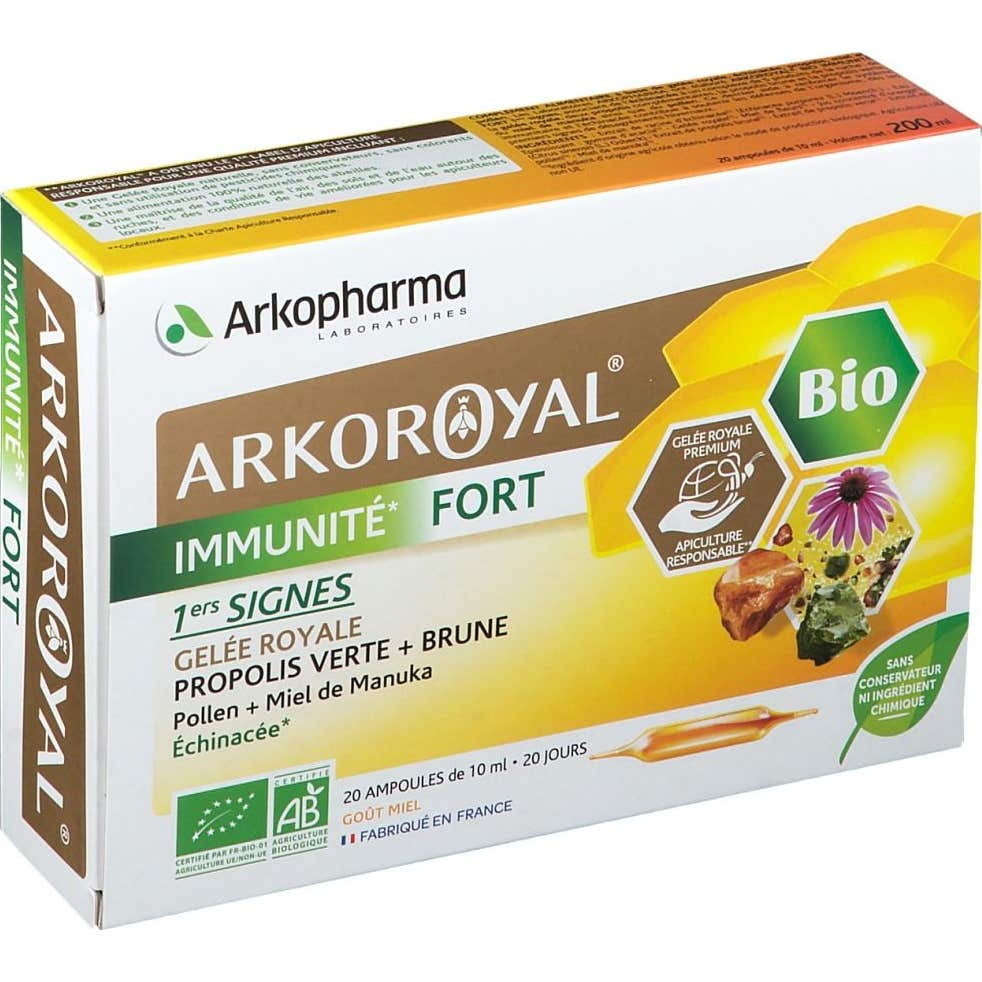 Arkopharma Arkoroyal Immunite Fort 20 ampollas
