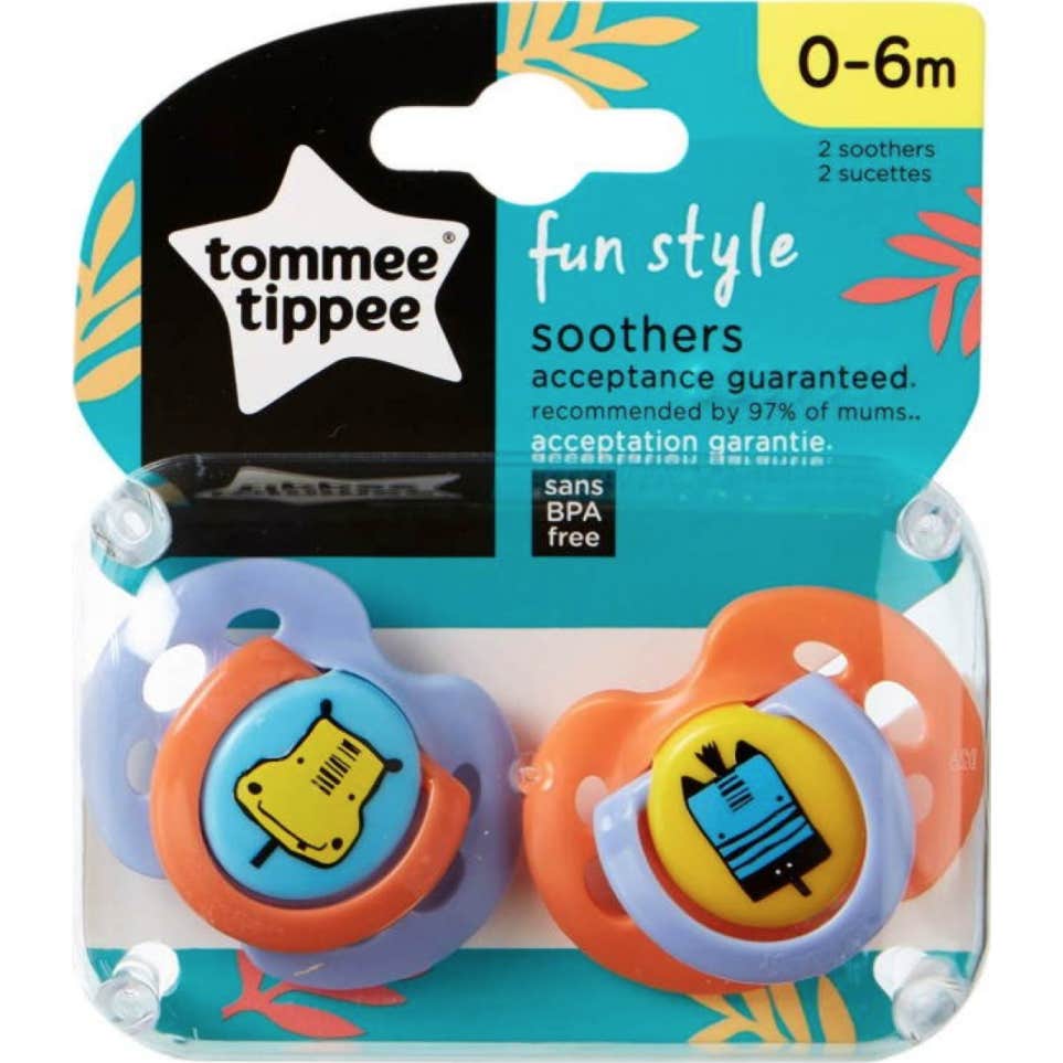 Tommee-tippee Chupete Fun Style 0-6m 2uds