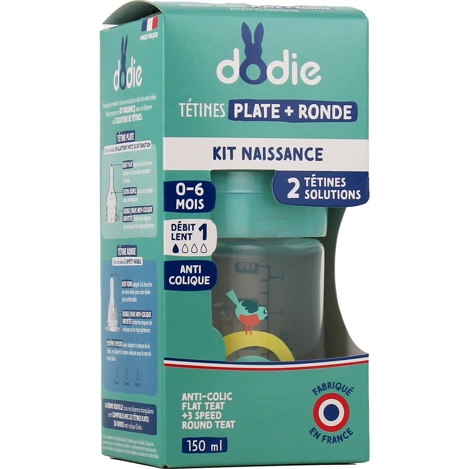 Dodie Kit Nacimiento Biberón y Tetinas 0-6M