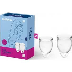 Satisfyer Feel Confident Kit Copa Menstrual Transparente 15+20ml