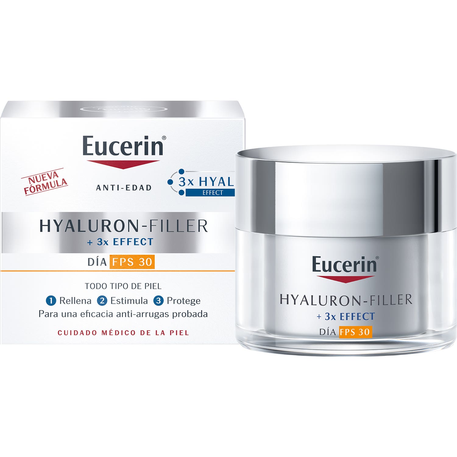 Eucerin Hyaluron-Filler Día 3X Effect SPF30 50ml