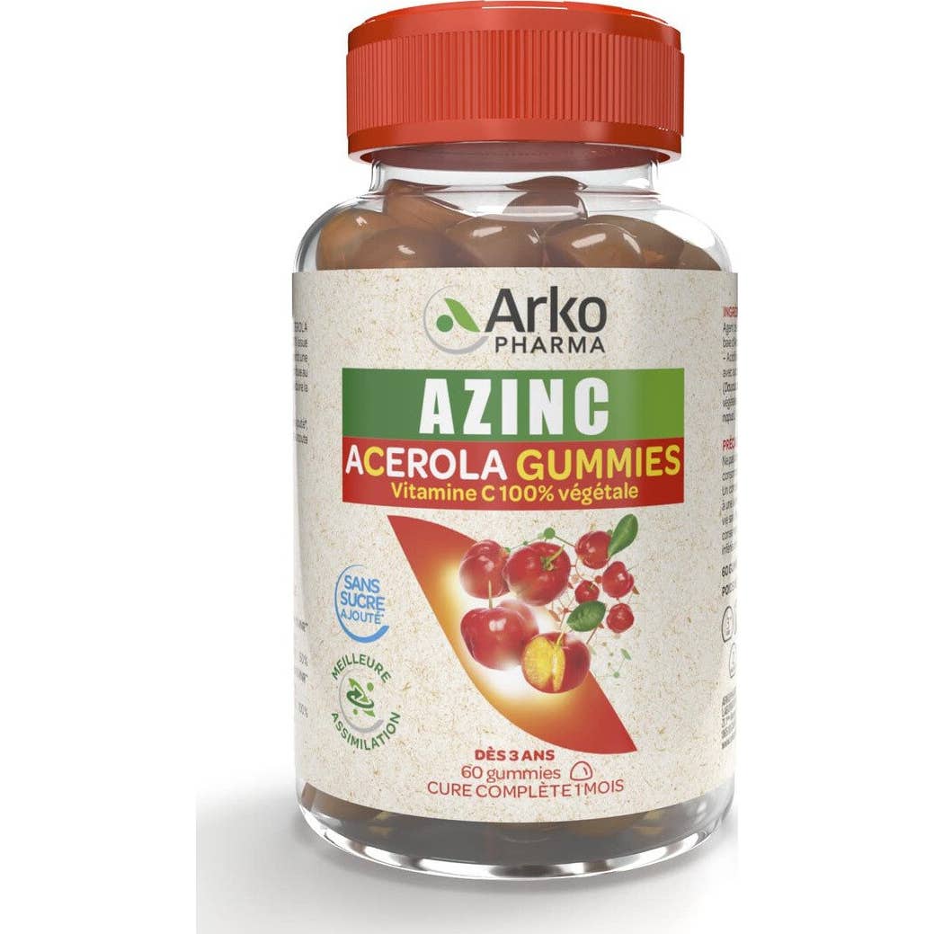 Arkopharma Azinc Acerola Gummies 60uds