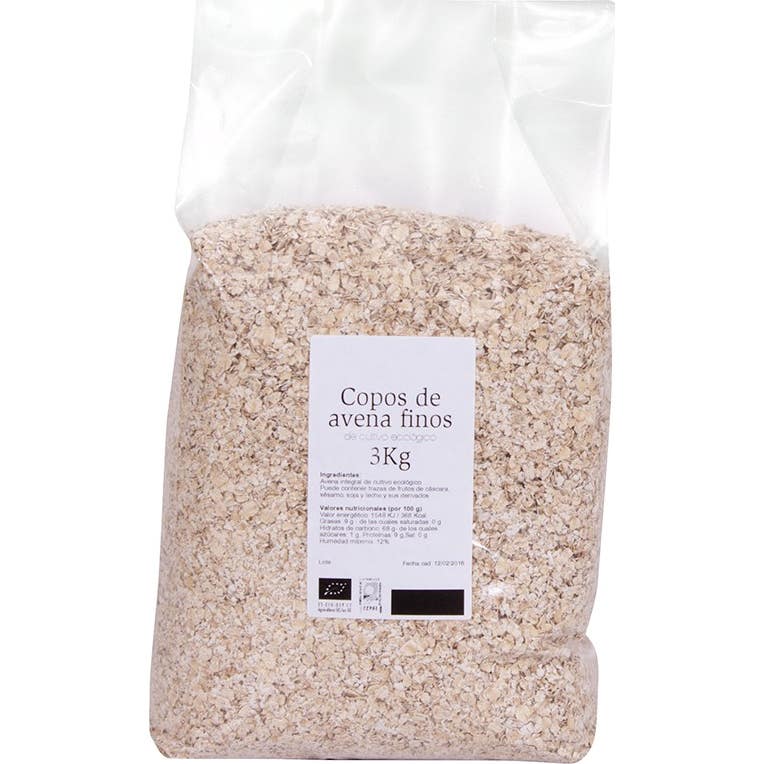 Sol Natural Copos de Avena Finos Bio 3kg
