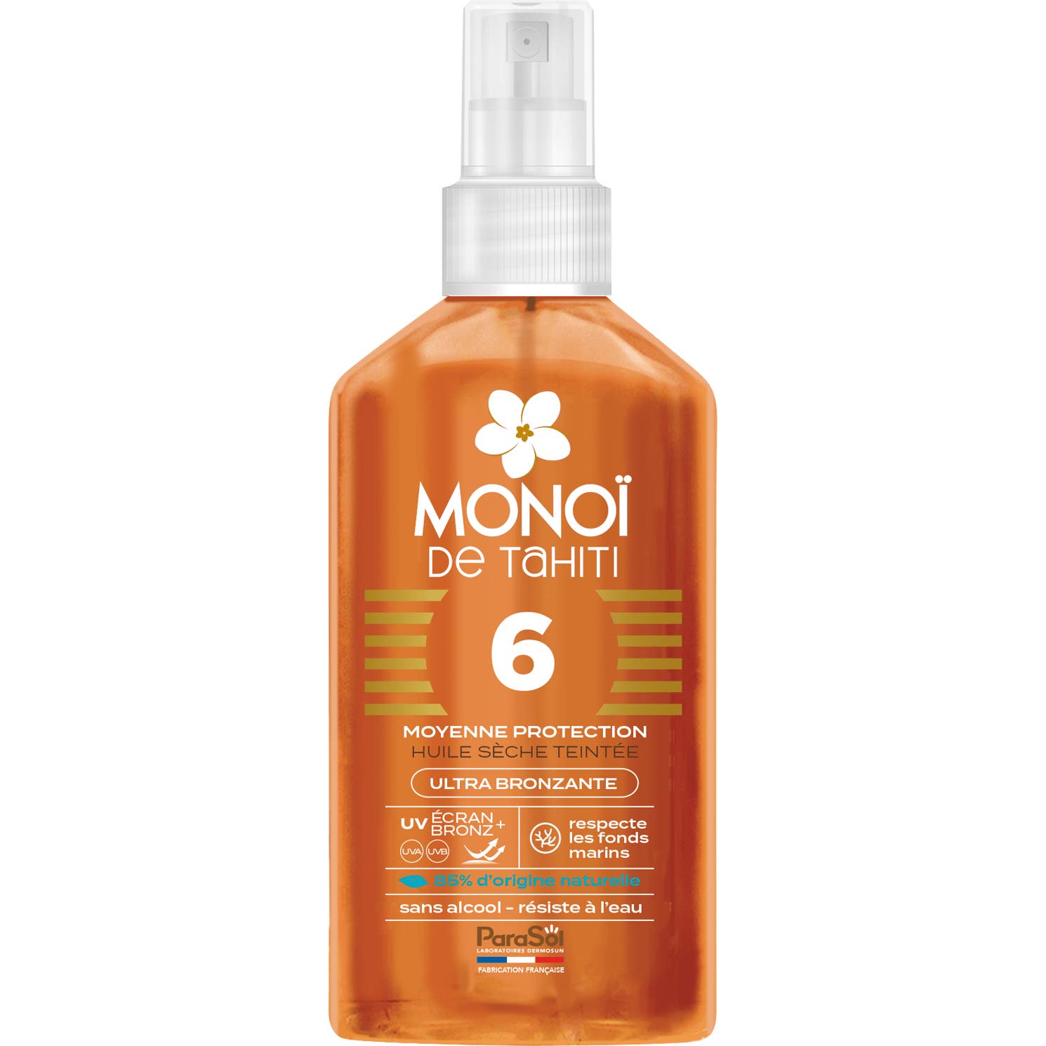 ParaSol Monoï De Tahiti Aceite Seco Ultra Bronceador SPF6 125ml