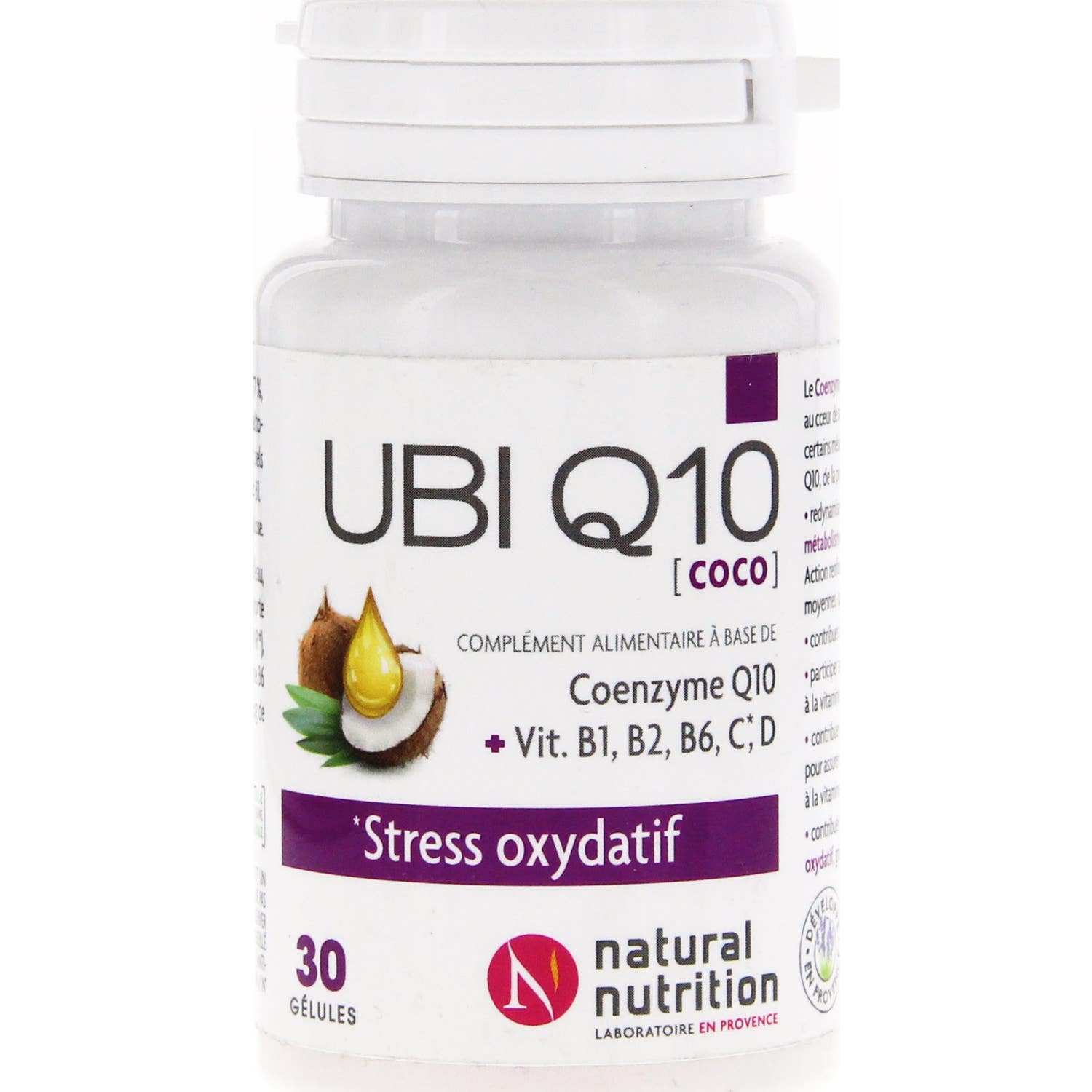 Natural Nutrition Ubi Q10 Stress Oxydatif 30caps