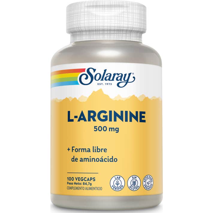 Solaray L-arginine 500 mg 100 caps