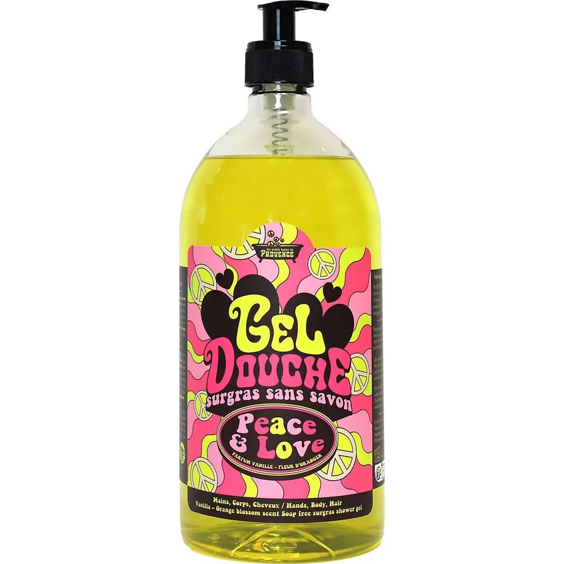 Les Petits Bains de Provence Gel Ducha Peace & Love 1L