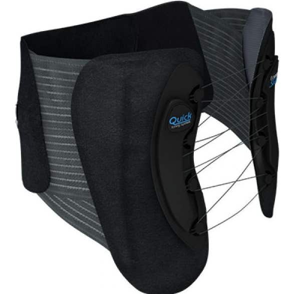 Thuasne Lombastab Cinturón Negro Azul Hateur 21cm T5 1ut