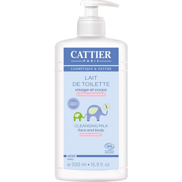 Cattier Leche Limpiadora Bebé Bio 500 ml