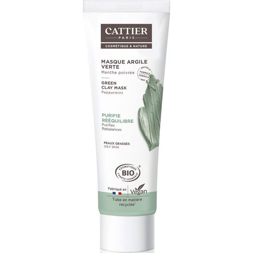 Cattier Mascarilla de Arcilla Verde y Menta 100ml