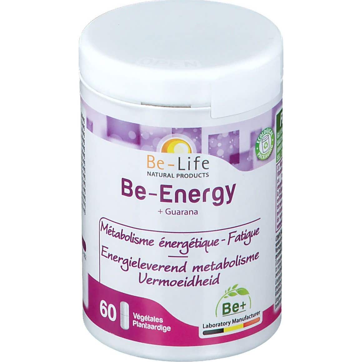 Bio Life BeEnergy + guarana 90 gélules