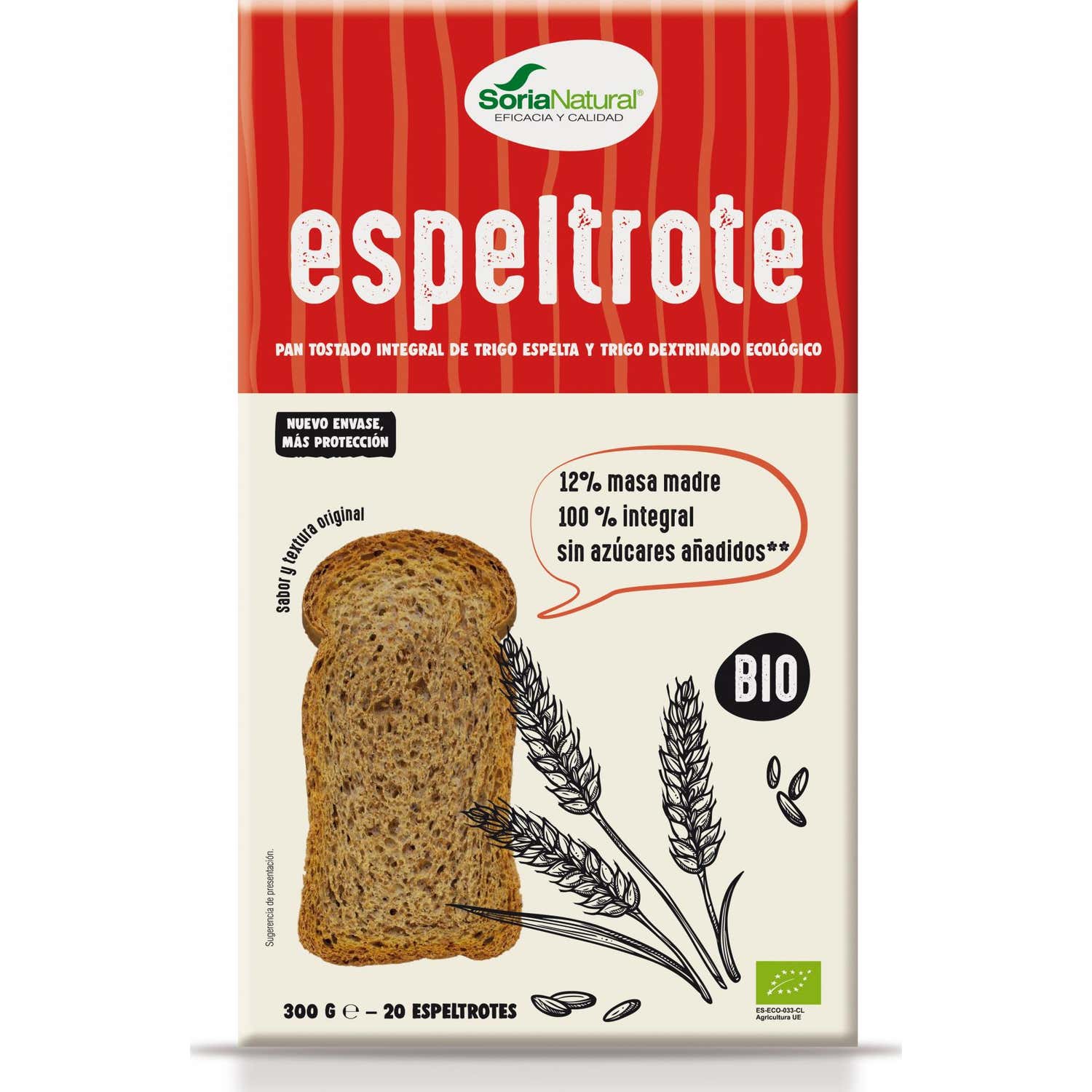 Soria Natural Espeltrote 20 biscotes 300g