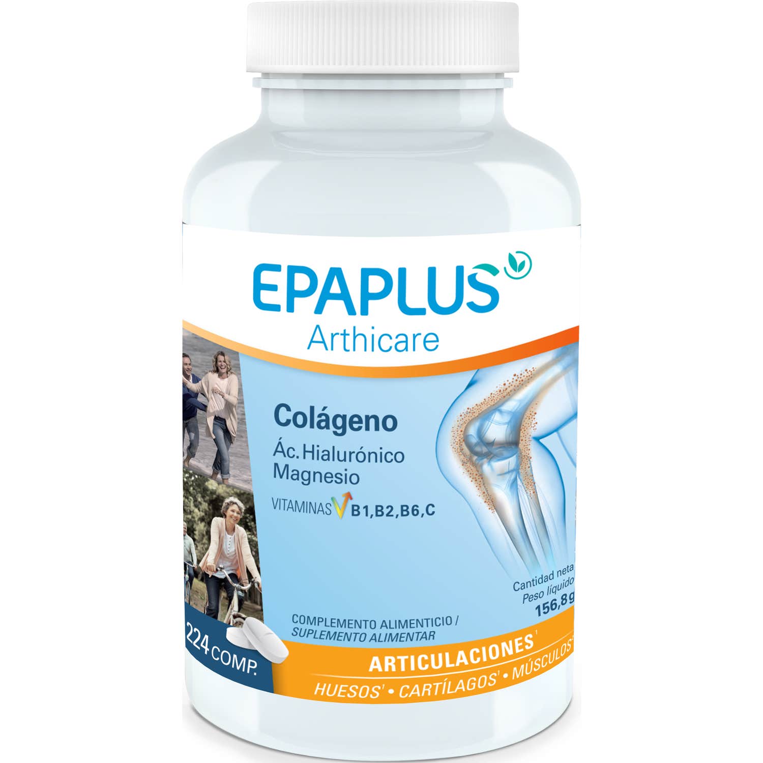 Epaplus Arthicare Colágeno+ Ác. Hialurónico + Magnesio 14 días 224comp