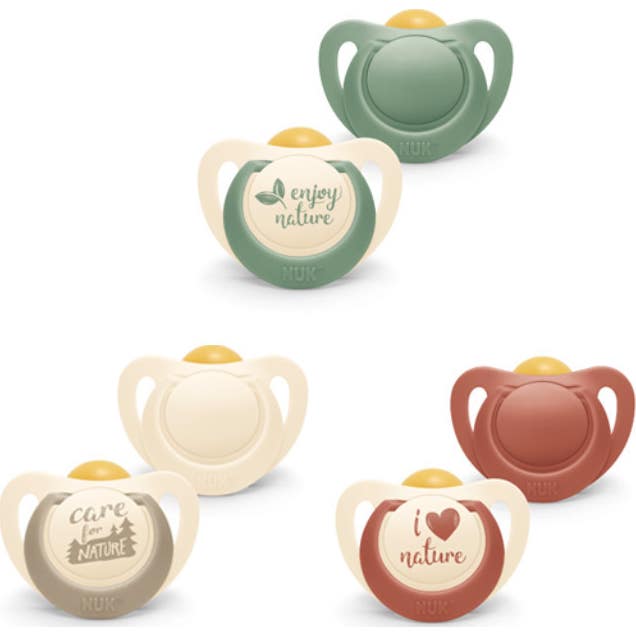 Nuk for Nature Chupete Látex 6-18M 2uds