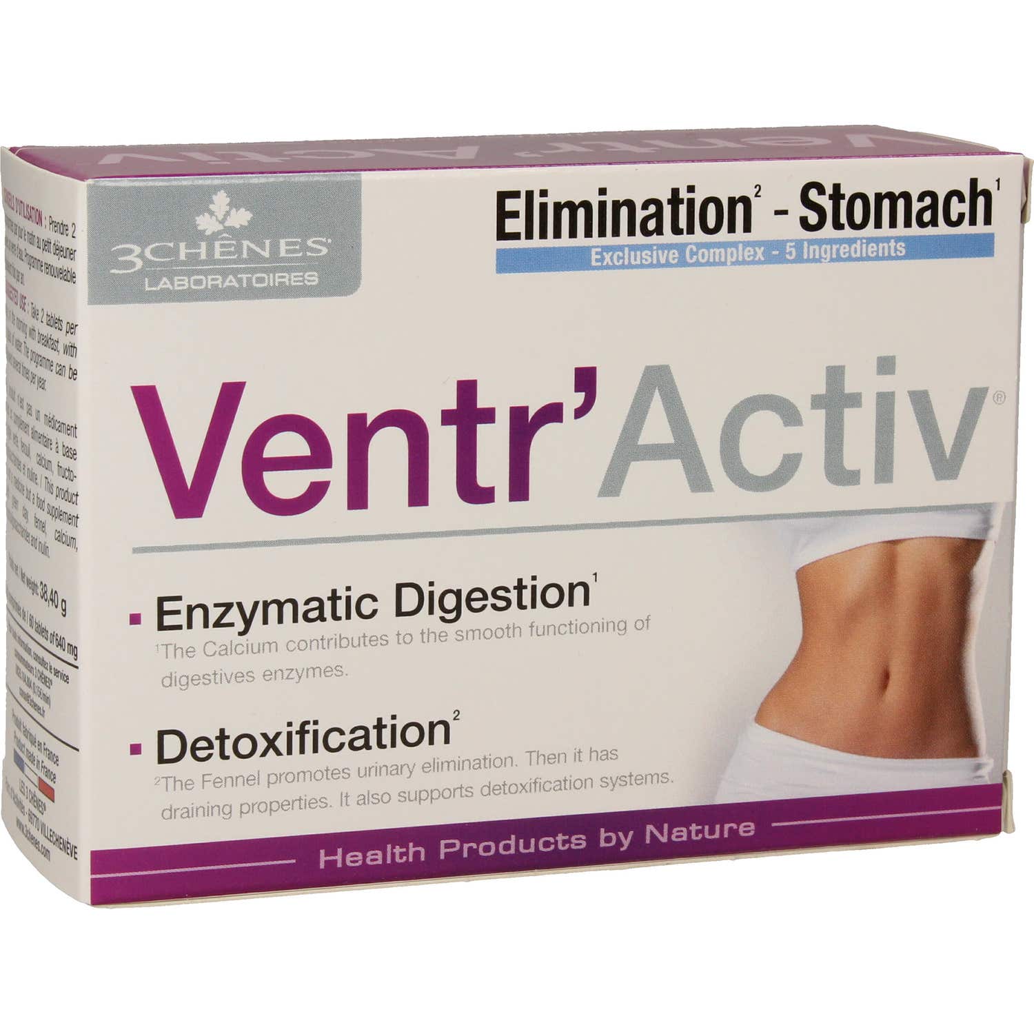 3 chnes 1.618 Slimming Target Belly Flat 60 tabletas