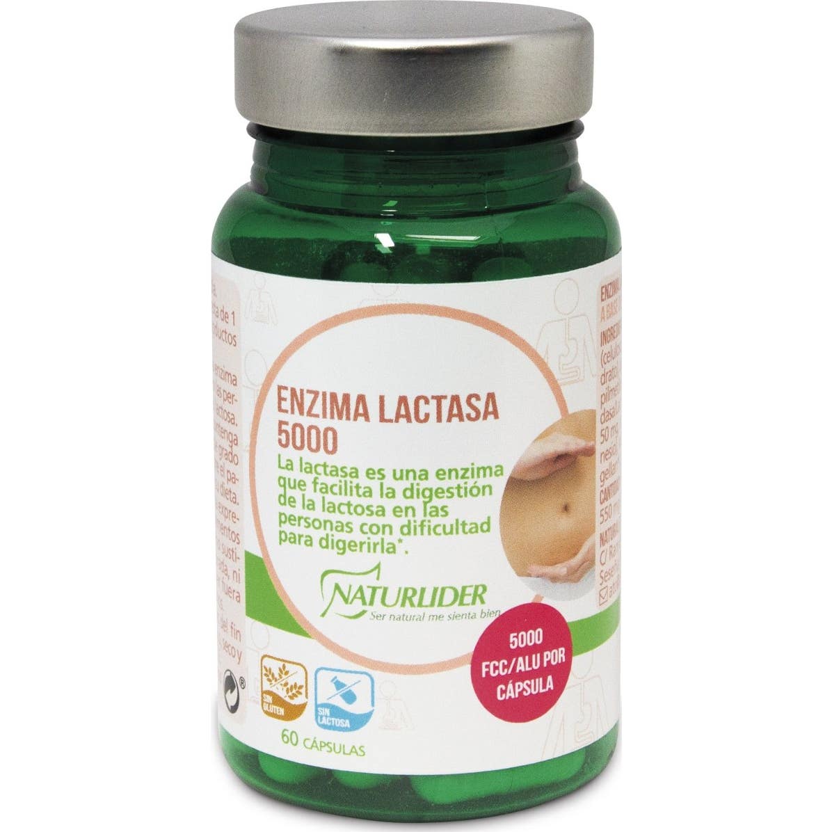 Naturlider Enzima Lactasa 5000 Fcc 60 Cap