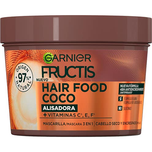 Garnier Fructis Hair Food Coco Mascarilla Alisadora 400 ml