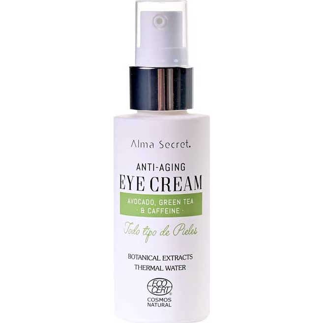 Alma Secret Contorno Ojos Antiedad Con Aguacate, Té Verde & Cafeína 30ml