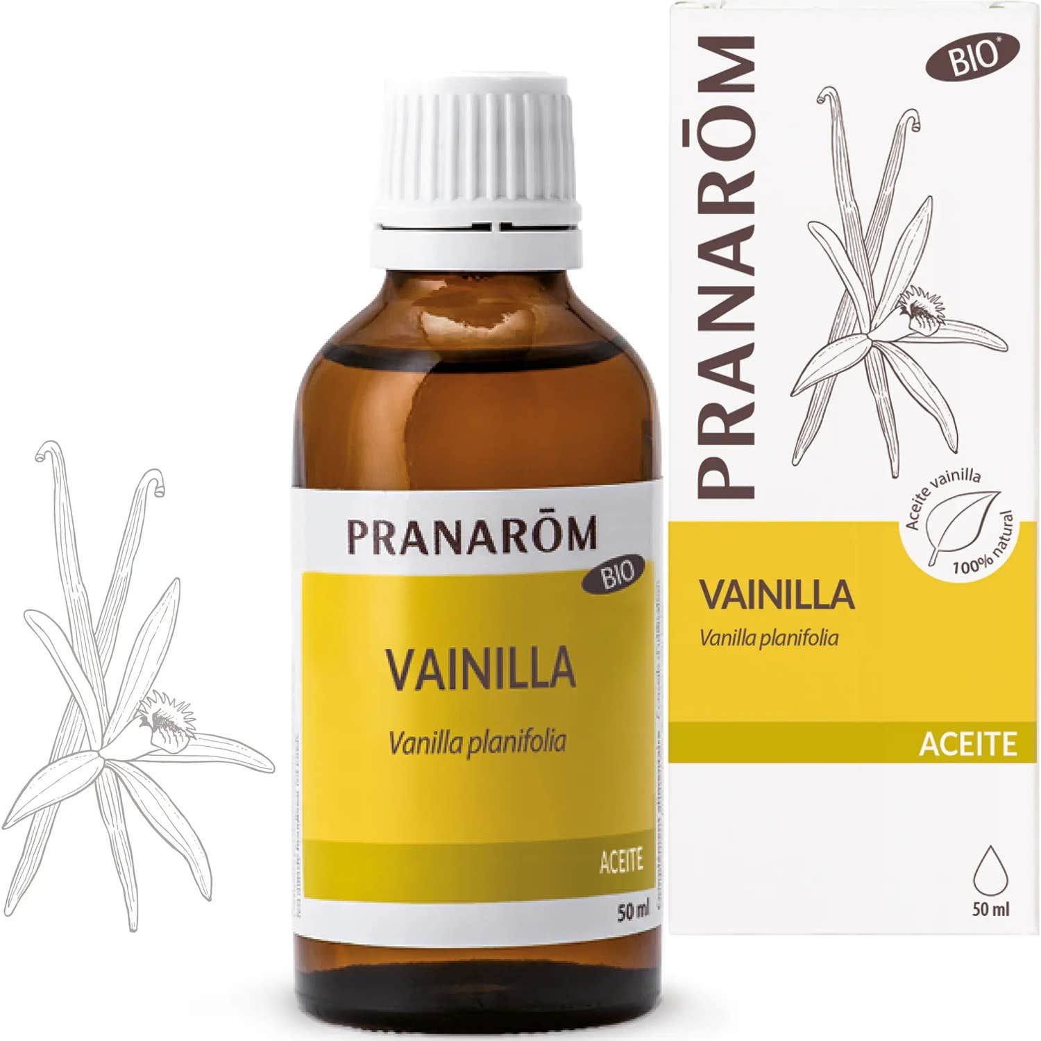 Pranarôm Aceite Vegetal Vainilla BIO 50ml