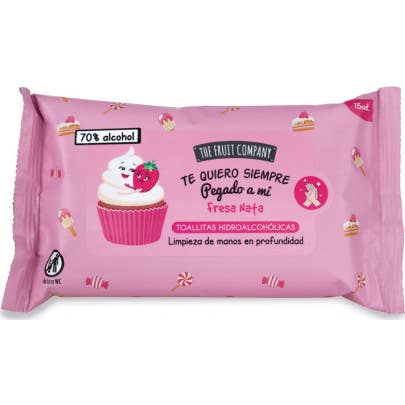 The Fruit Company Toallitas Hidroalcoholicas Fresa 15 uds