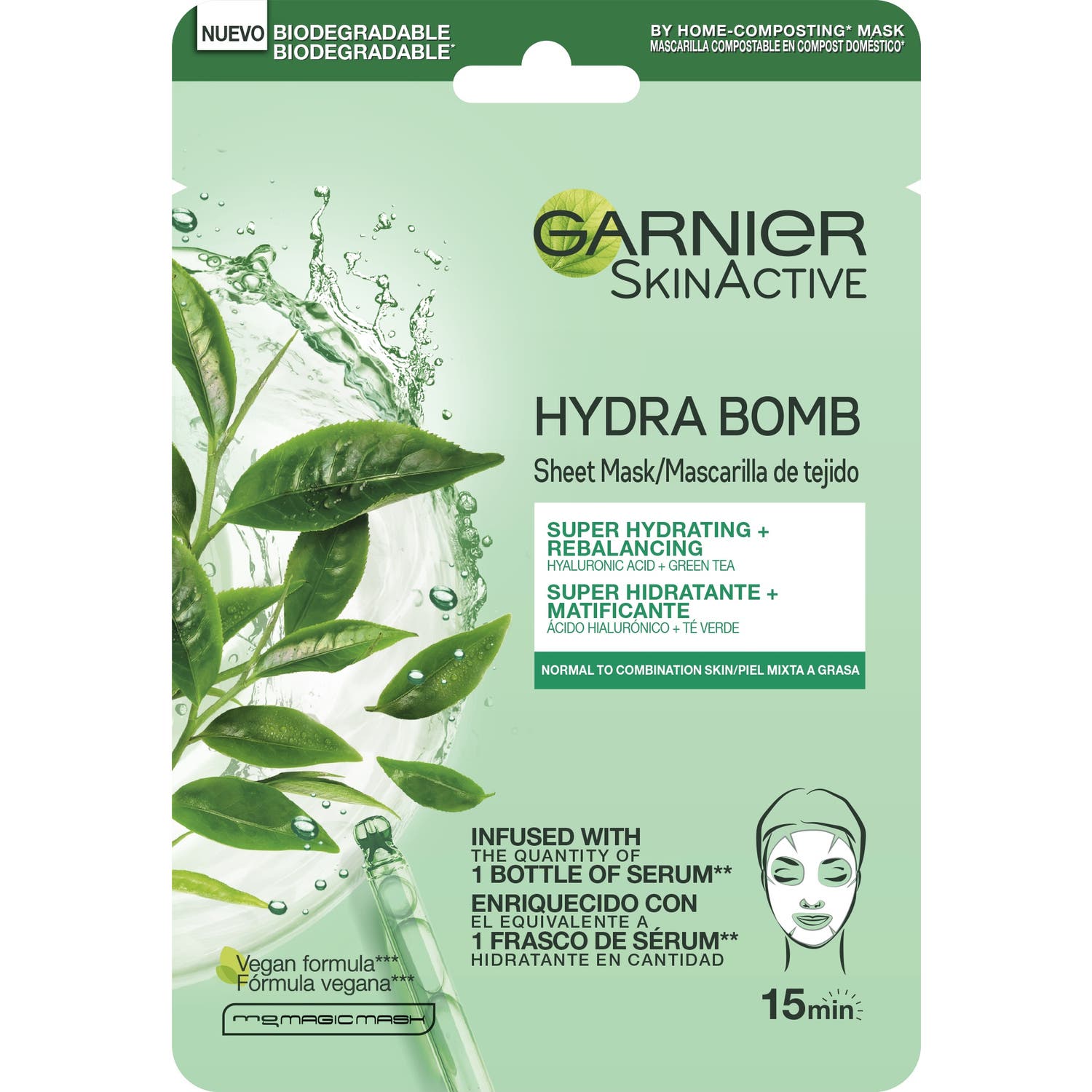 Garnier Skin Active Mascarilla Hydra Bomb 1ud