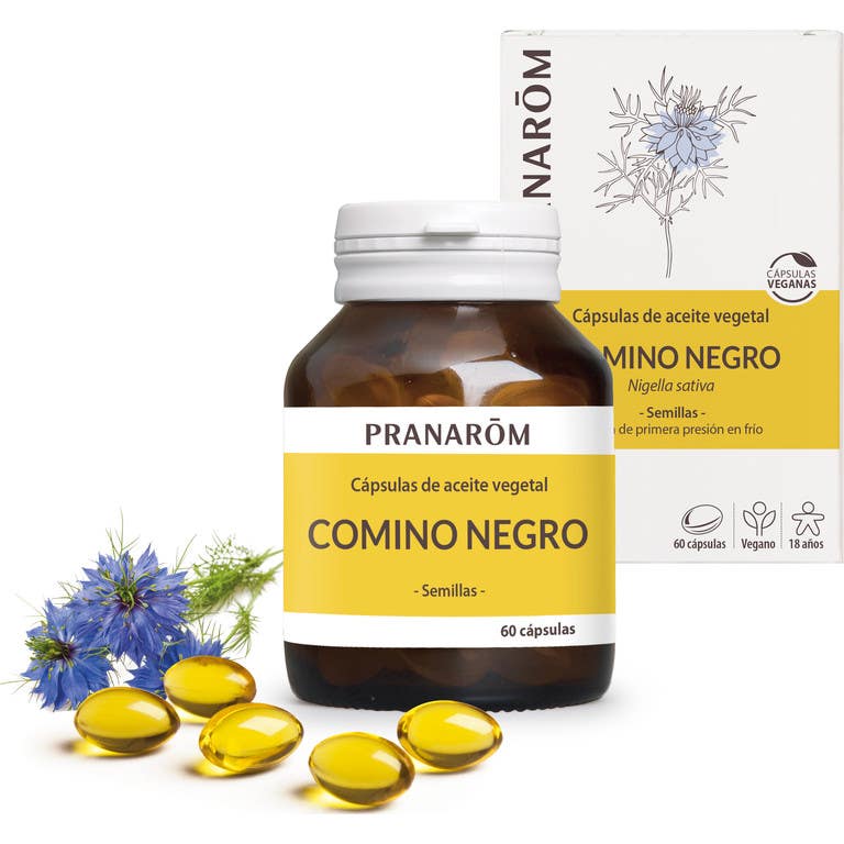 Pranarôm caps de Aceite Vegetal Comino Negro 60 caps