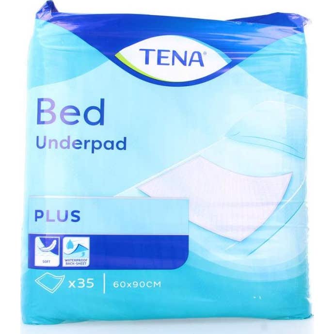 Tena Bed Plus protector de cama 60x90 cm 35 uds