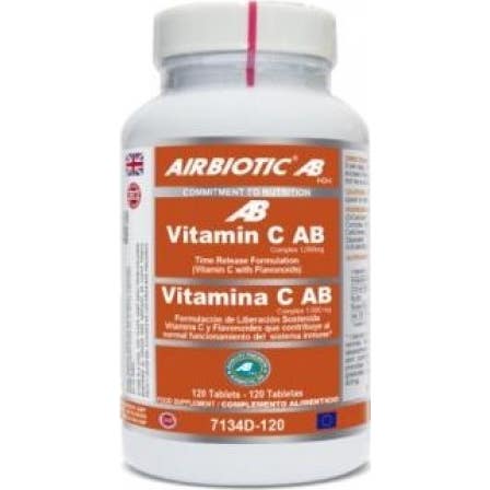 Airbiotic Vit C Ab Complex 1.000 Mg Lib. Sostenida 120 Tabletas