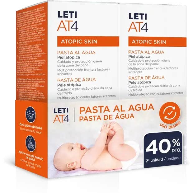 Leti AT4 Pasta al Agua Piel Atópica 2x75g