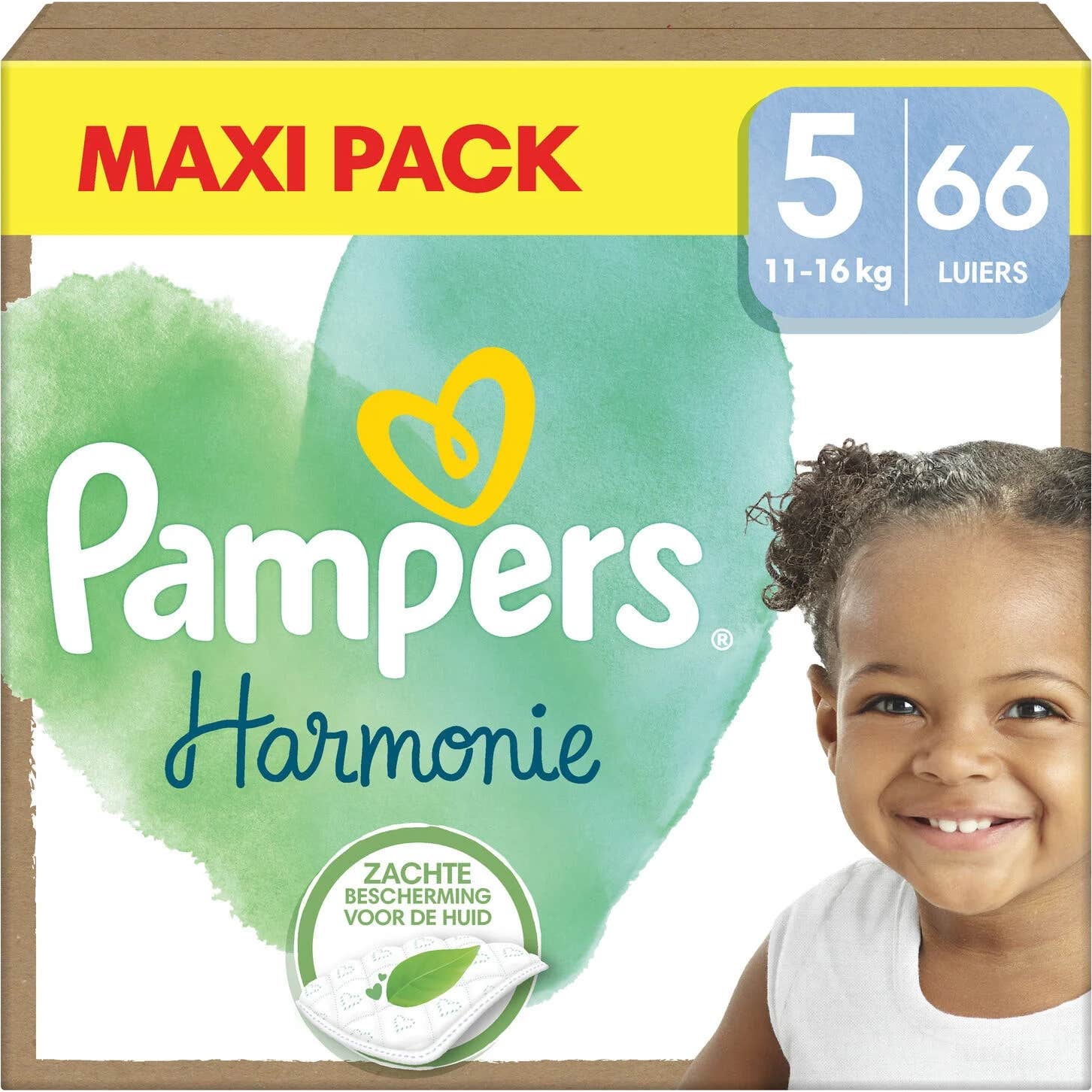 Pampers Harmonie Maxi Pack Pañaales T5 11-16kg 66uds