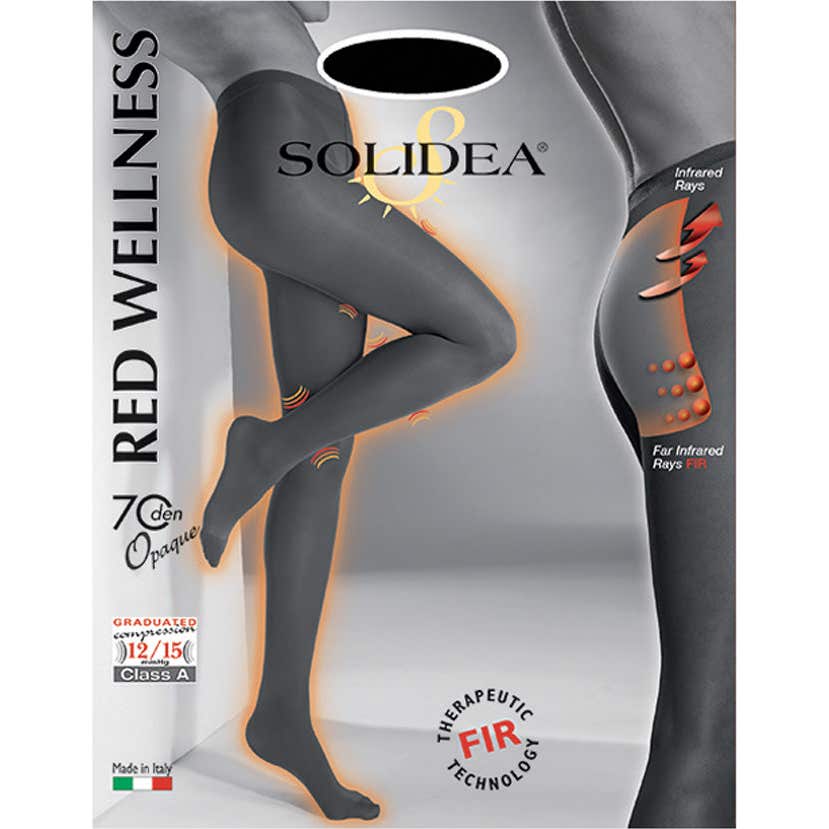 Solidea Red Wellness 70den Pantimedia Negro 4 XL-XL 1ud