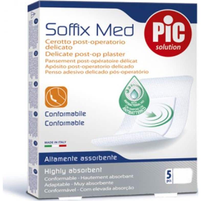 Pic Solution Soffix Med Antibact Esteril 10X8Cm 5 Uds