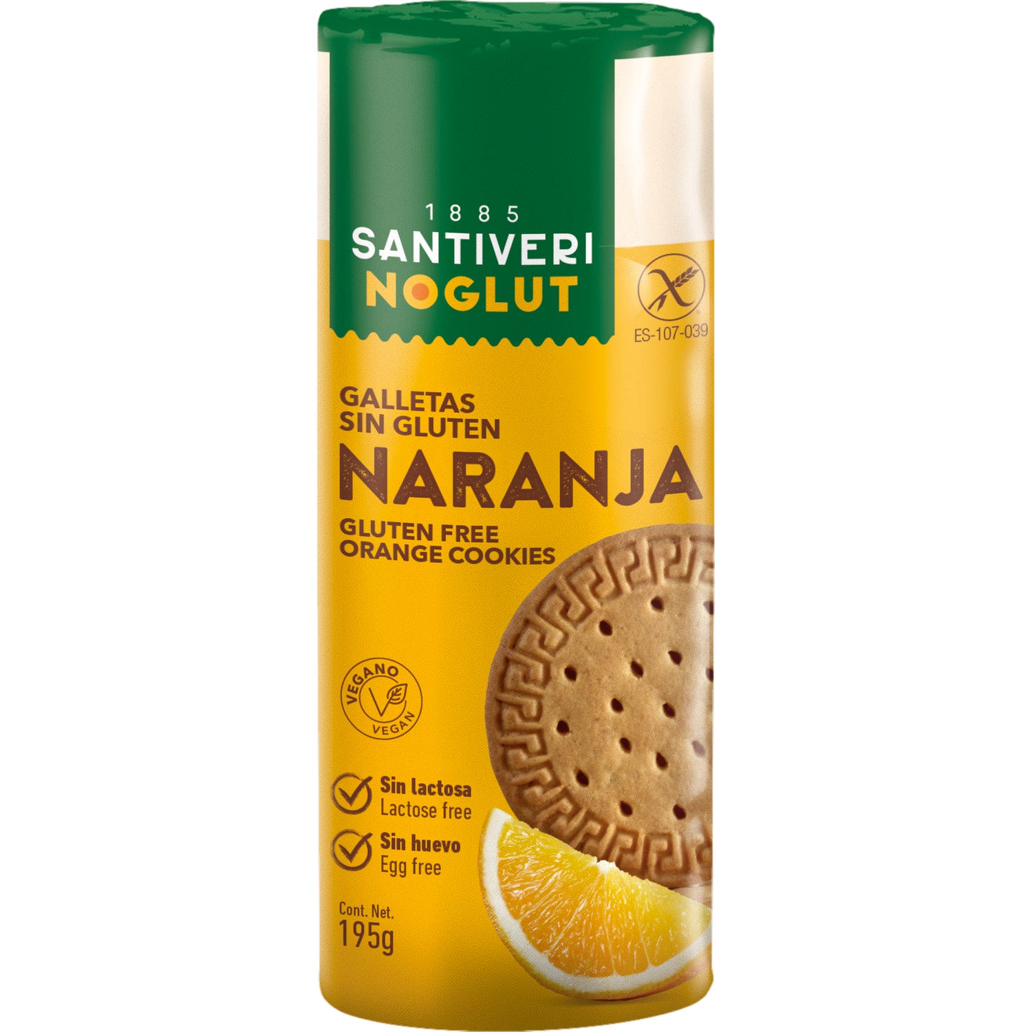 Santiveri Galletas Dig Estive Naranja 195g