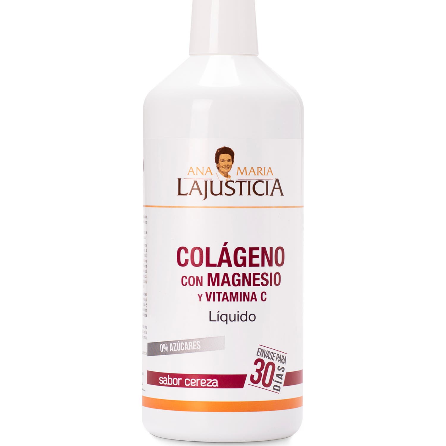 Ana Maria Lajusticia Colágeno con Magnesio y VitC sabor Cereza 1L