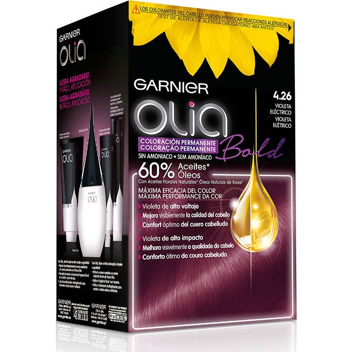Garnier Kit Olia Coloracion Permanente Violeta Electrico N°426